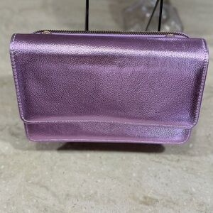 Chic Metallic Purple Clutch